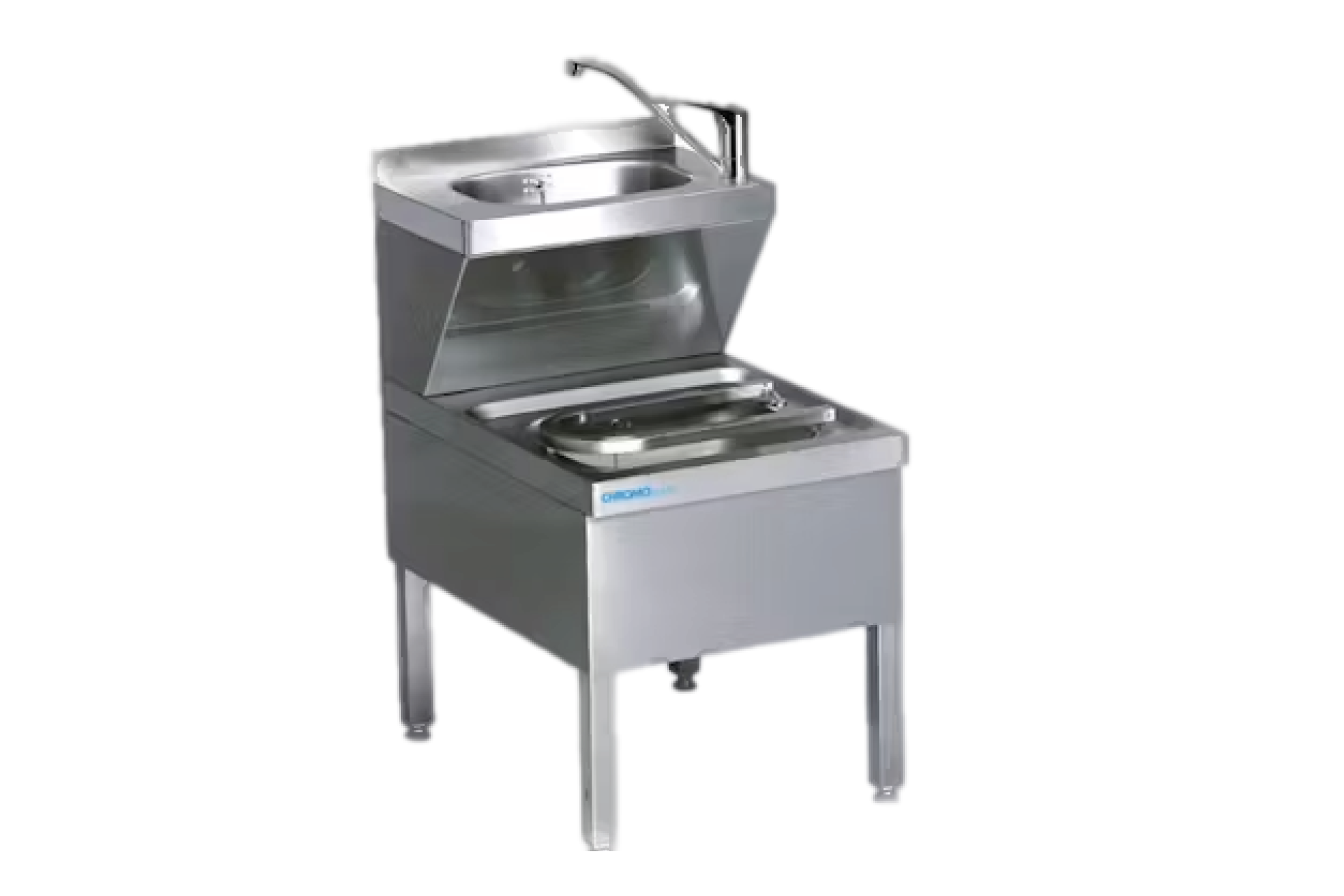 CHROMOnorm Ausguss-Handwasch-Kombination