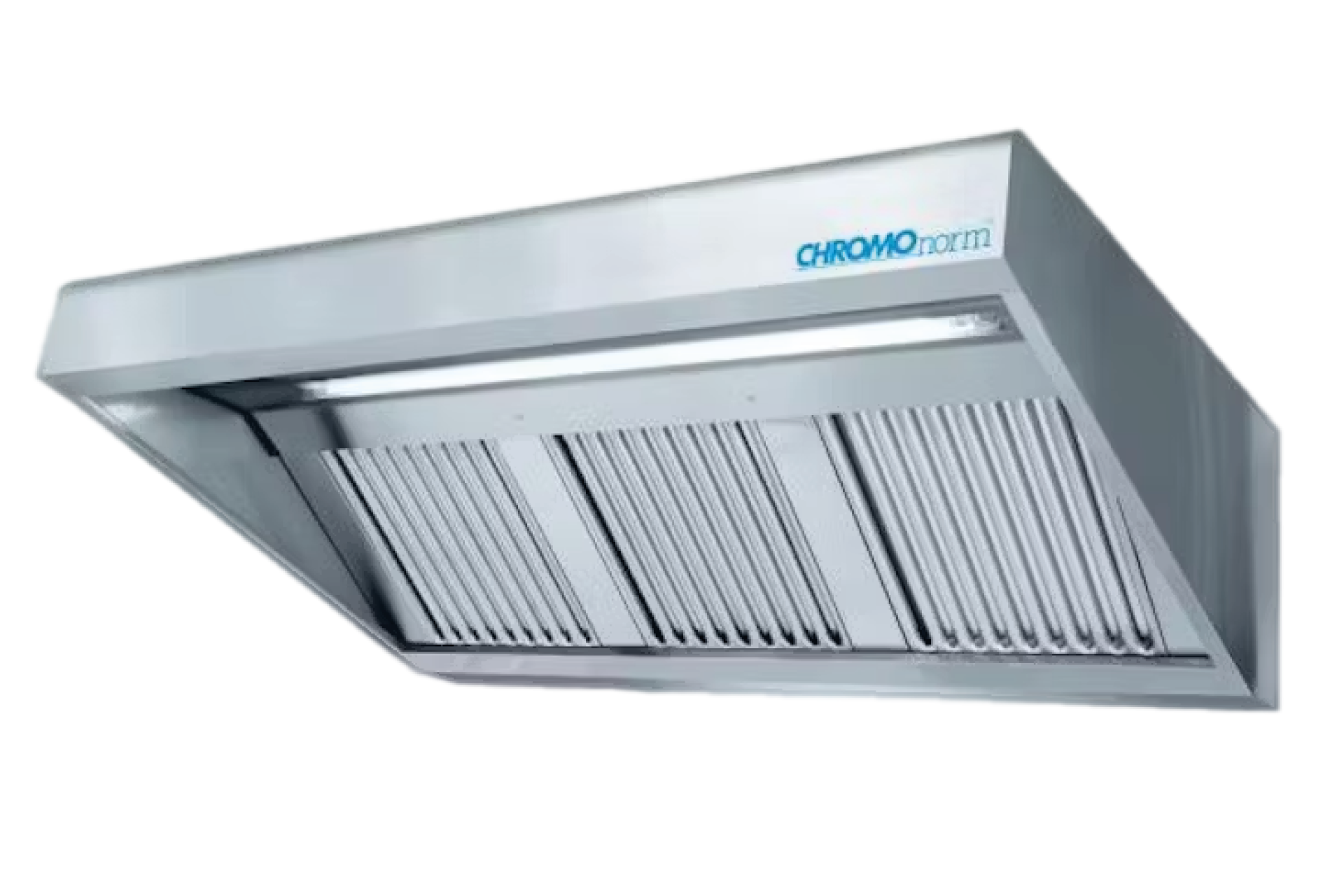CHROMOnorm  Wandhaube mit Beleuchtung
